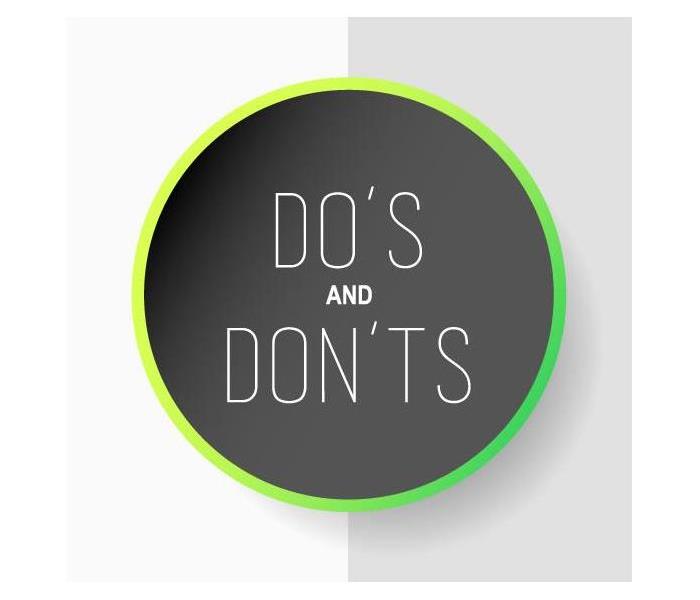 Picture of the words "Do's and Don'ts"